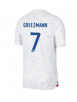 Moški Nogometna dresi replika Francija Antoine Griezmann #7 Gostujoči SP 2022 Kratek rokav